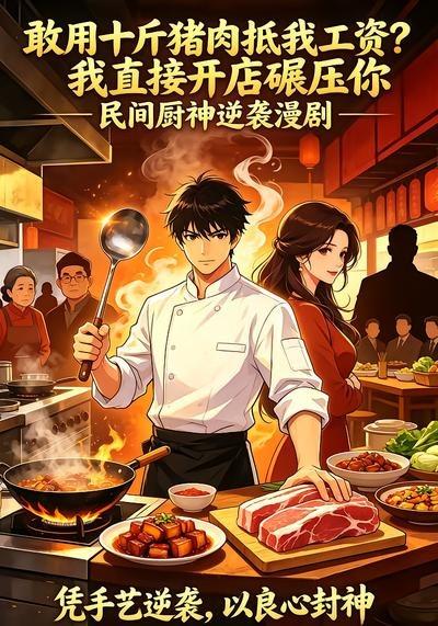 敢用十斤猪肉抵我工资？我直接开店碾压你(全集)