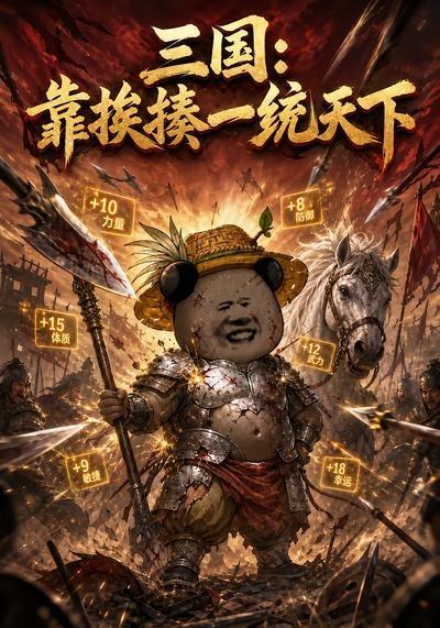 三国：靠挨揍一统天下(全集)